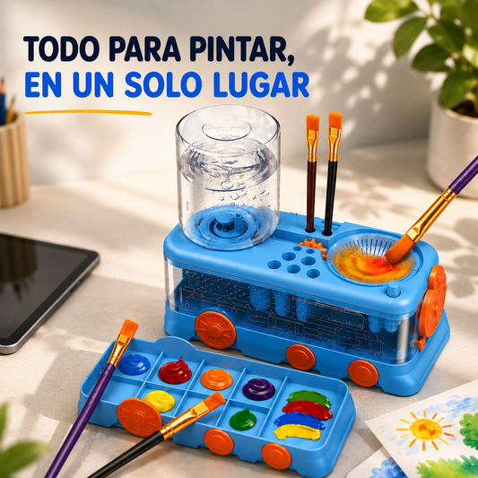 Vaso para limpiar pinceles